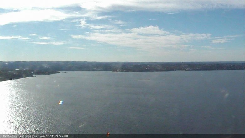 Lake Travis webcam, November 24, 2017 2:00 PM CT