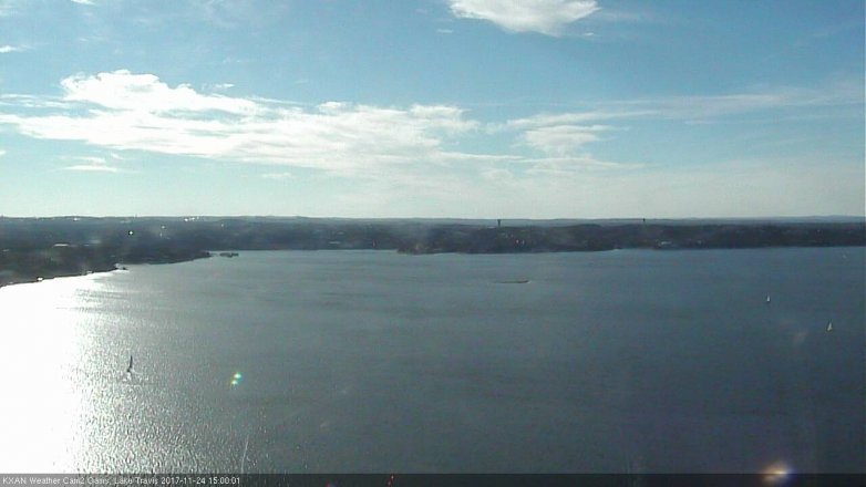 Lake Travis webcam, November 24, 2017 2:05 PM CT