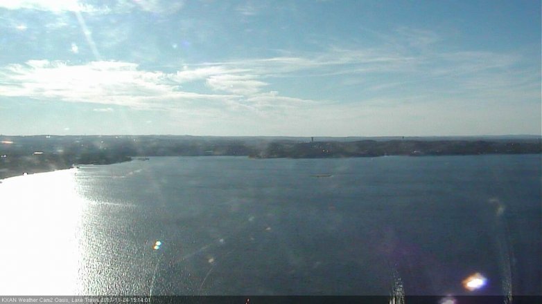 Lake Travis webcam, November 24, 2017 2:20 PM CT