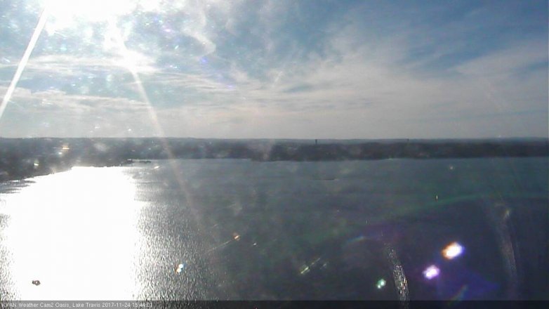 Lake Travis webcam, November 24, 2017 2:50 PM CT