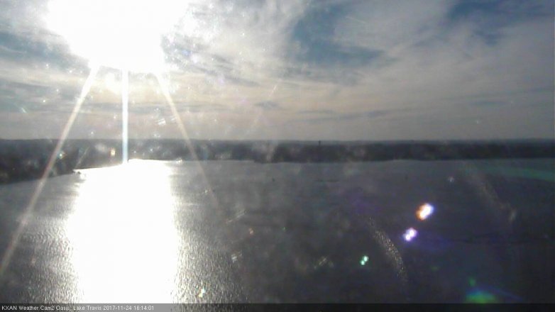 Lake Travis webcam, November 24, 2017 3:20 PM CT