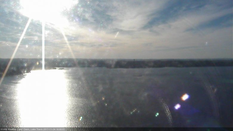 Lake Travis webcam, November 24, 2017 3:30 PM CT