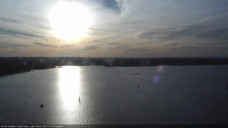Lake Travis webcam, November 24, 2017 3:50 PM CT
