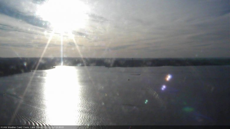 Lake Travis webcam, November 24, 2017 4:00 PM CT