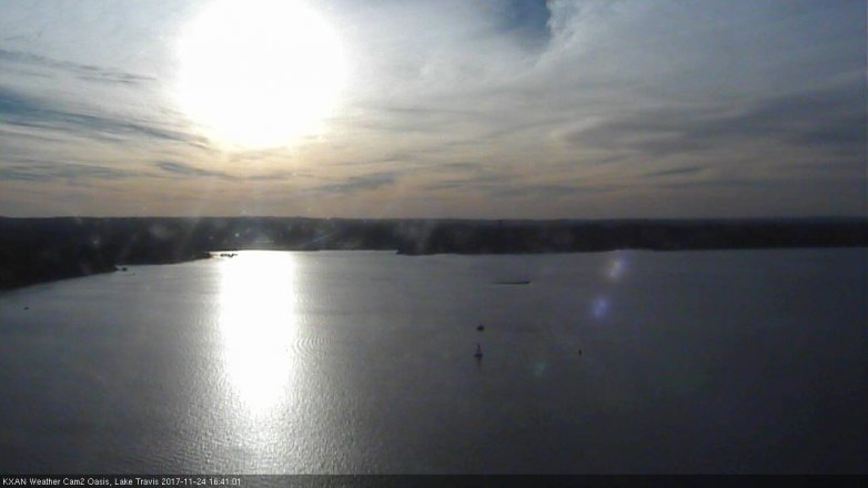 Lake Travis webcam, November 24, 2017 4:05 PM CT