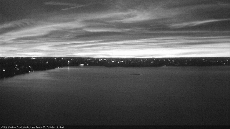 Lake Travis webcam, November 24, 2017 5:20 PM CT
