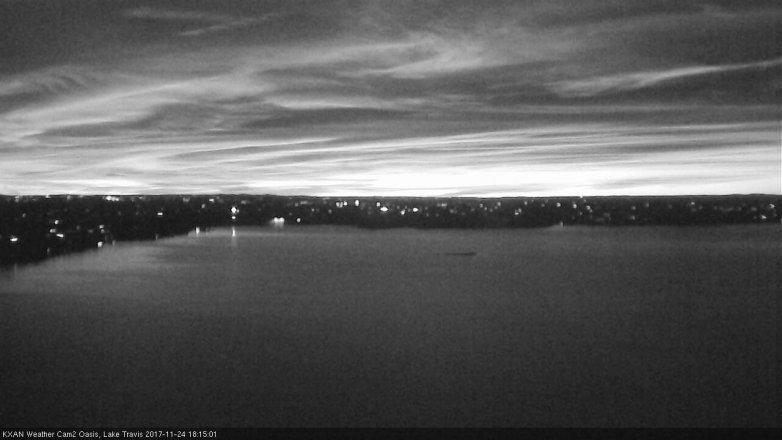 Lake Travis webcam, November 24, 2017 5:40 PM CT