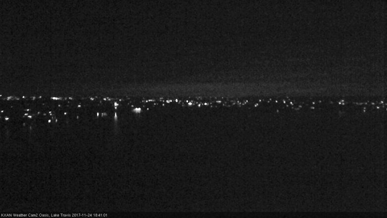 Lake Travis webcam, November 24, 2017 5:50 PM CT
