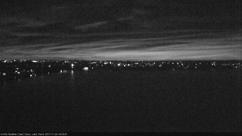 Lake Travis webcam, November 24, 2017 6:00 PM CT