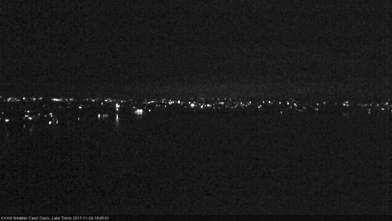 Lake Travis webcam, November 24, 2017 6:15 PM CT