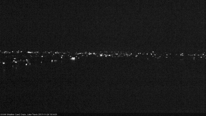 Lake Travis webcam, November 24, 2017 6:30 PM CT