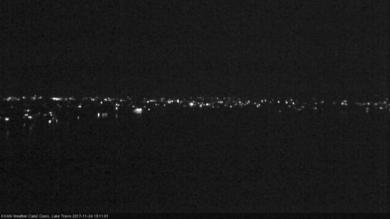 Lake Travis webcam, November 24, 2017 6:35 PM CT