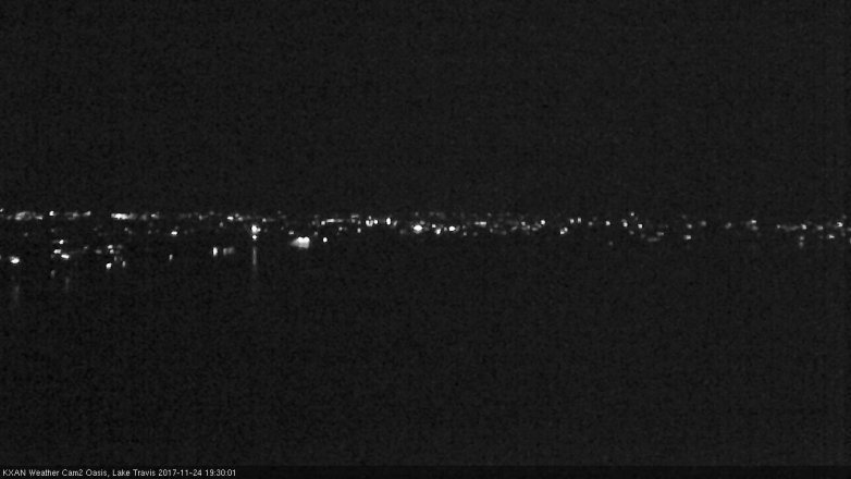 Lake Travis webcam, November 24, 2017 6:40 PM CT
