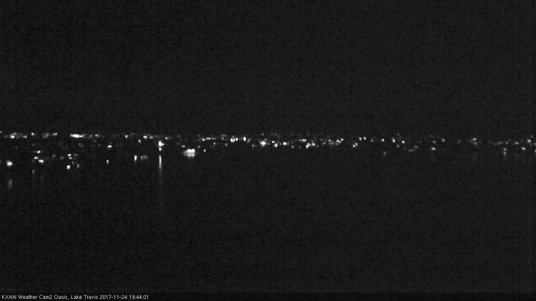 Lake Travis webcam, November 24, 2017 7:05 PM CT