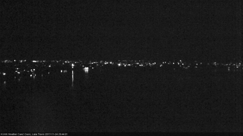 Lake Travis webcam, November 24, 2017 7:55 PM CT
