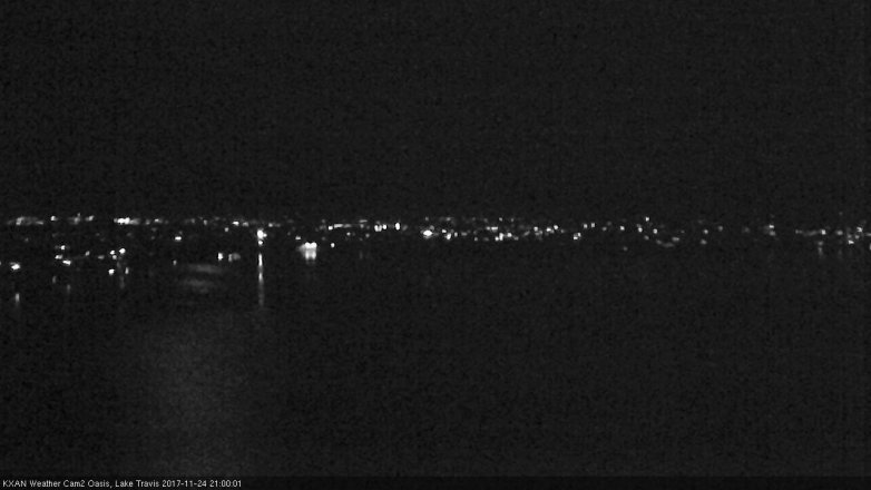 Lake Travis webcam, November 24, 2017 8:05 PM CT