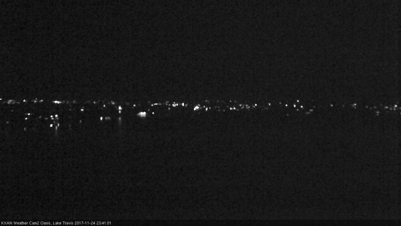 Lake Travis webcam, November 24, 2017 10:55 PM CT