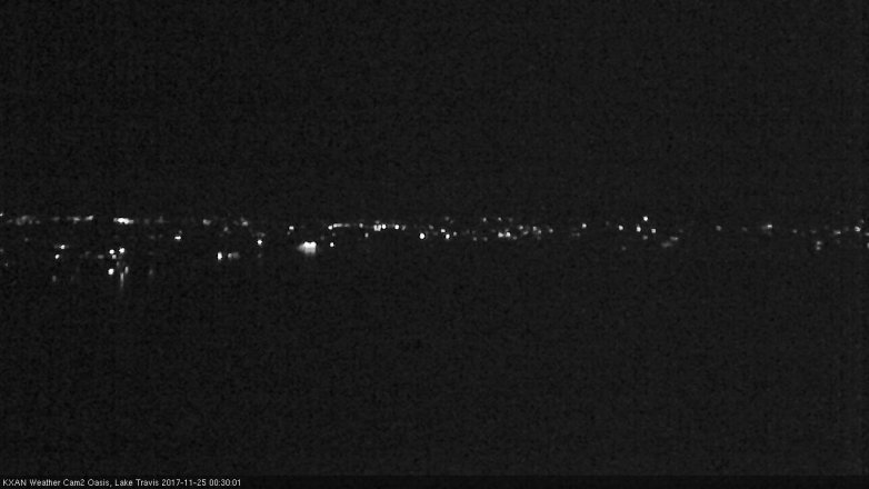 Lake Travis webcam, November 24, 2017 11:55 PM CT