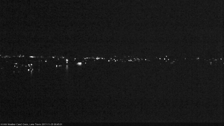 Lake Travis webcam, November 24, 2017 12:00 AM CT