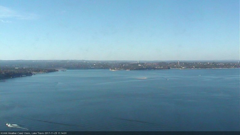 Lake Travis webcam, November 25, 2017 10:35 AM CT