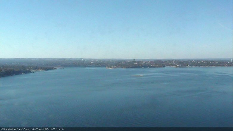 Lake Travis webcam, November 25, 2017 11:05 AM CT
