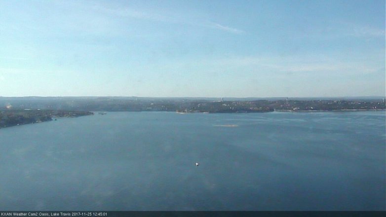 Lake Travis webcam, November 25, 2017 12:05 PM CT