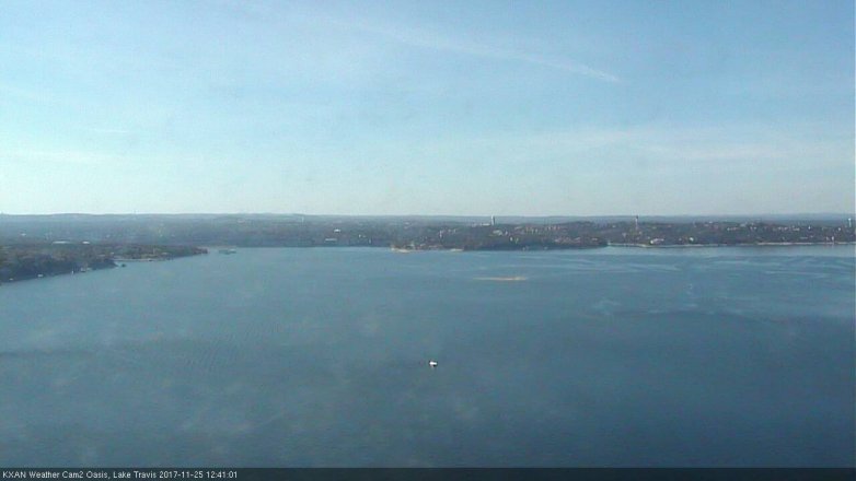 Lake Travis webcam, November 25, 2017 12:10 PM CT