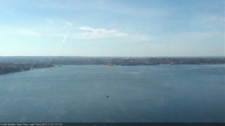 Lake Travis webcam, November 25, 2017 12:15 PM CT