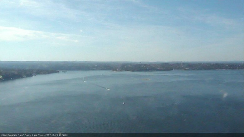 Lake Travis webcam, November 25, 2017 12:40 PM CT