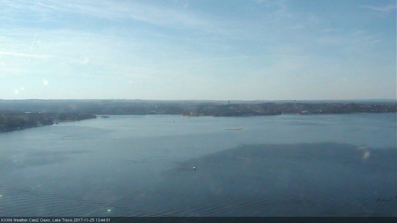 Lake Travis webcam, November 25, 2017 12:50 PM CT