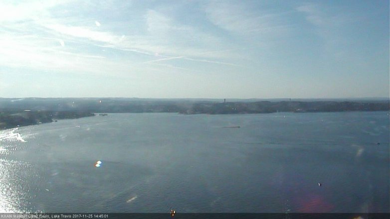 Lake Travis webcam, November 25, 2017 2:05 PM CT