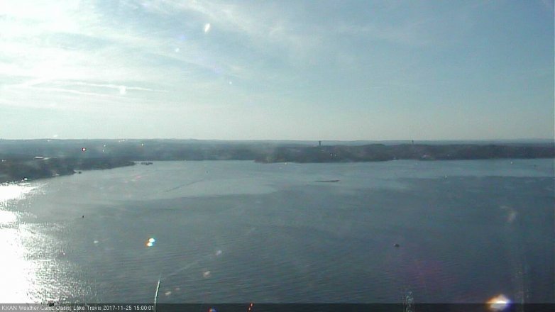 Lake Travis webcam, November 25, 2017 2:30 PM CT