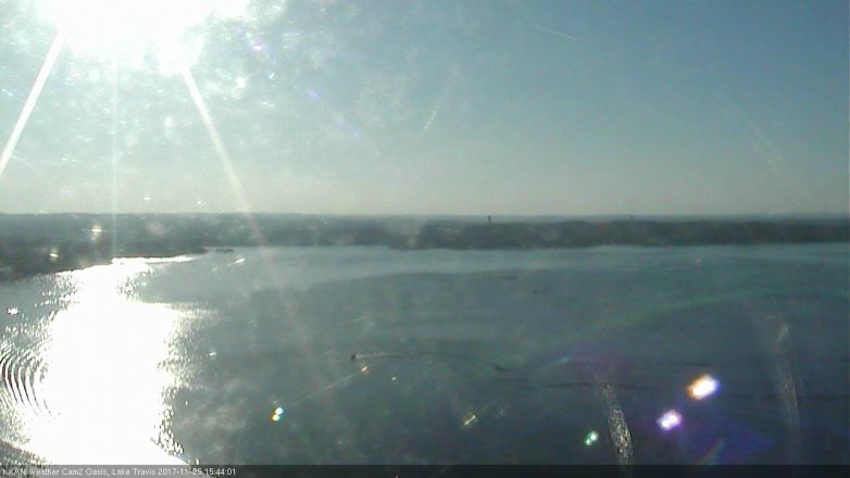 Lake Travis webcam, November 25, 2017 3:10 PM CT