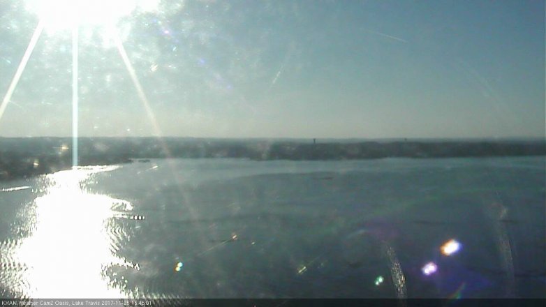 Lake Travis webcam, November 25, 2017 3:15 PM CT