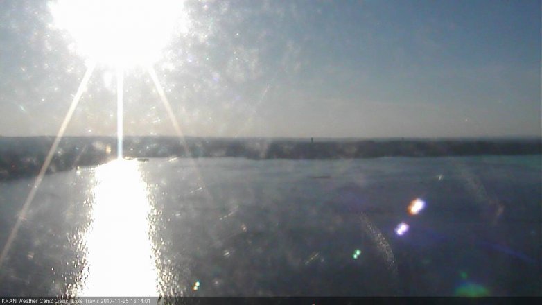 Lake Travis webcam, November 25, 2017 3:30 PM CT