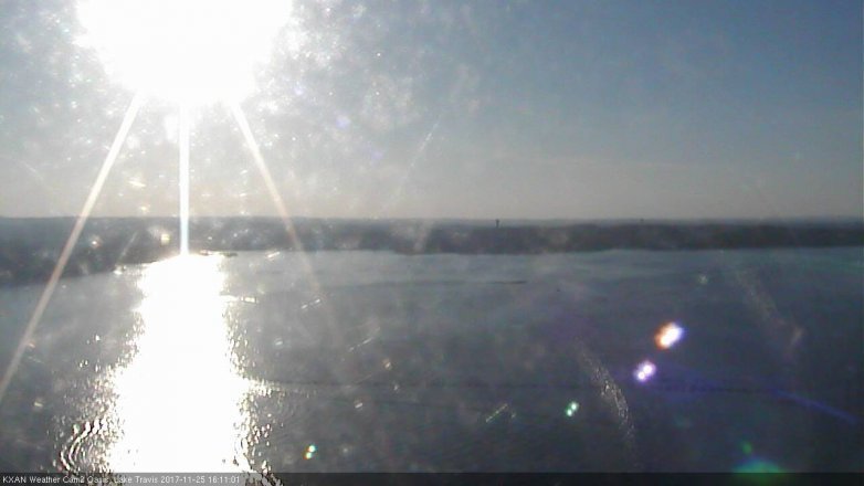 Lake Travis webcam, November 25, 2017 3:35 PM CT