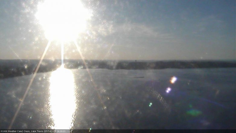 Lake Travis webcam, November 25, 2017 3:40 PM CT