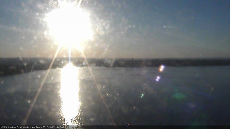 Lake Travis webcam, November 25, 2017 4:10 PM CT
