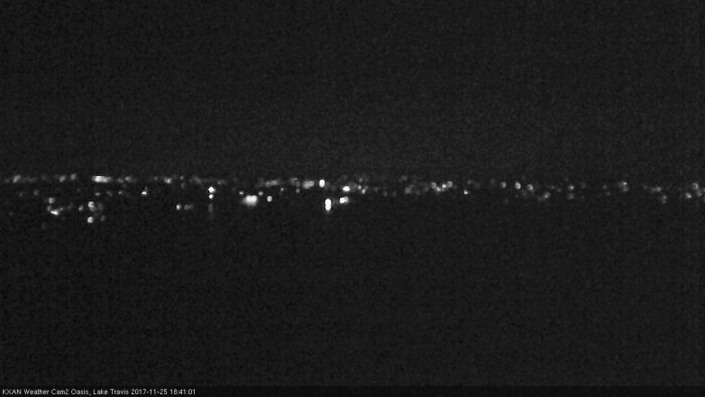 Lake Travis webcam, November 25, 2017 5:45 PM CT