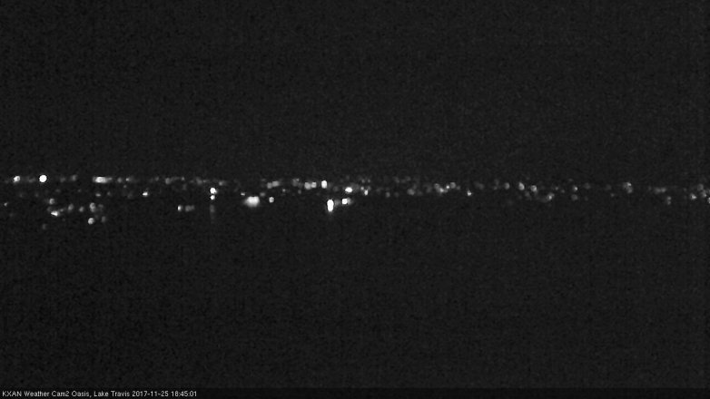 Lake Travis webcam, November 25, 2017 5:50 PM CT