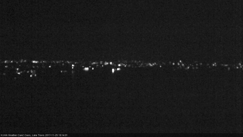 Lake Travis webcam, November 25, 2017 6:25 PM CT
