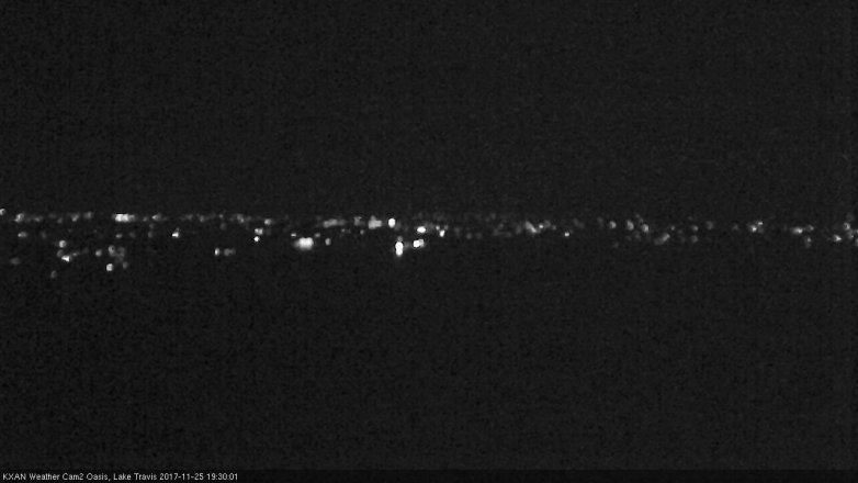 Lake Travis webcam, November 25, 2017 6:55 PM CT