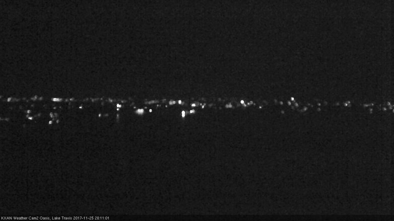 Lake Travis webcam, November 25, 2017 7:15 PM CT