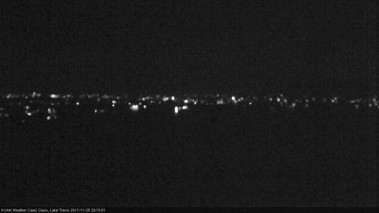Lake Travis webcam, November 25, 2017 7:20 PM CT