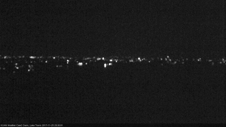Lake Travis webcam, November 25, 2017 7:40 PM CT