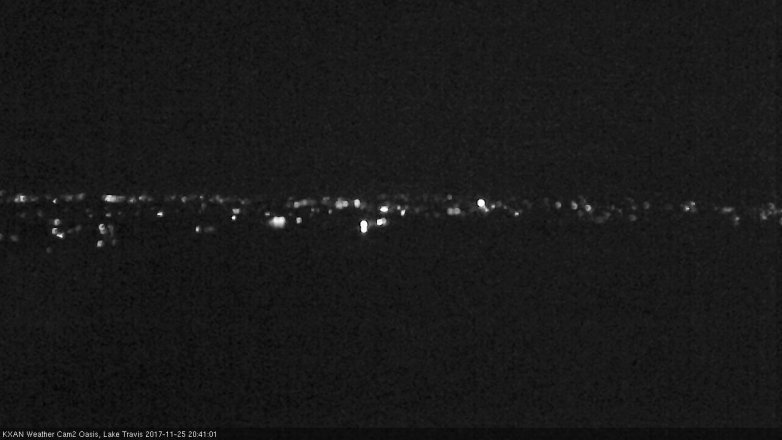 Lake Travis webcam, November 25, 2017 7:50 PM CT