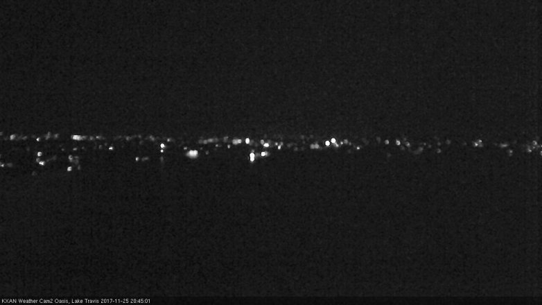 Lake Travis webcam, November 25, 2017 7:55 PM CT