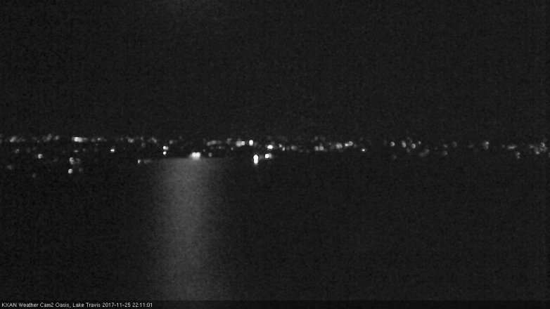 Lake Travis webcam, November 25, 2017 9:25 PM CT