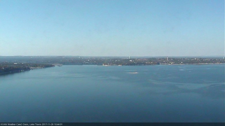 Lake Travis webcam, November 26, 2017 9:55 AM CT