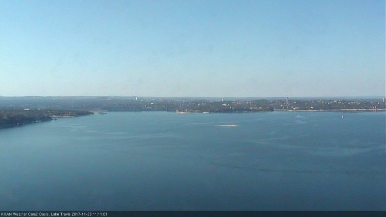 Lake Travis webcam, November 26, 2017 10:15 AM CT